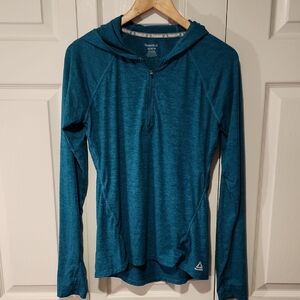 Reebok Women's Blue Hooded Sweatshirt
